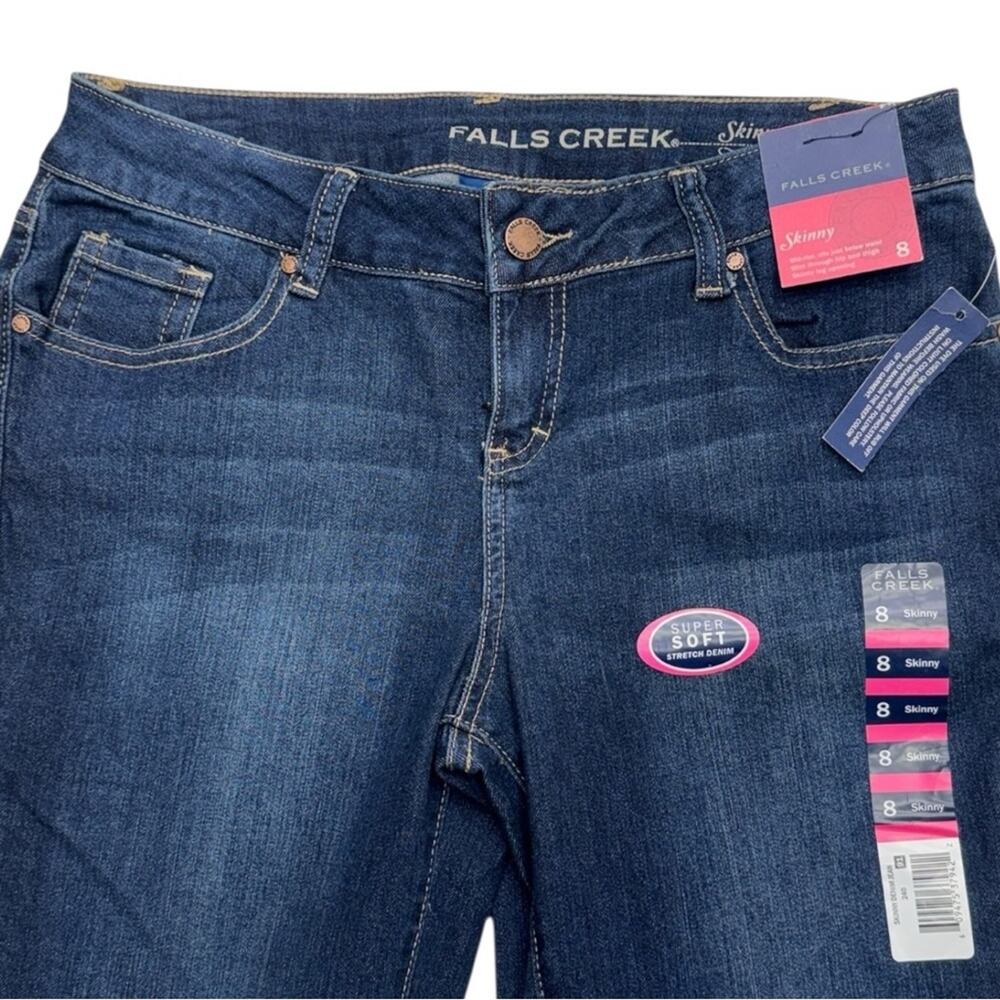 FALLS CREEK Women’s 8 SUPER SOFT SKINNY Blue Jeans